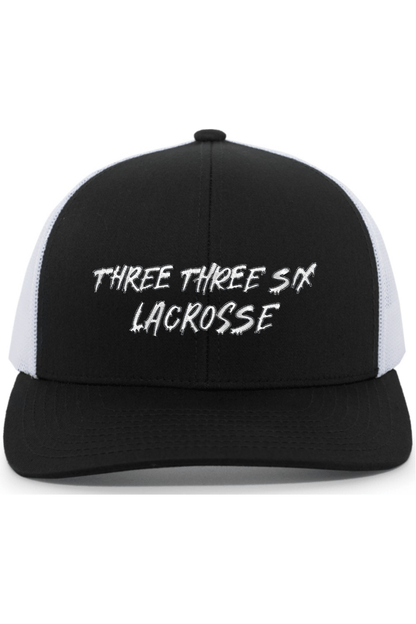 336 Lacrosse Embroidered Trucker Hat Signature Lacrosse