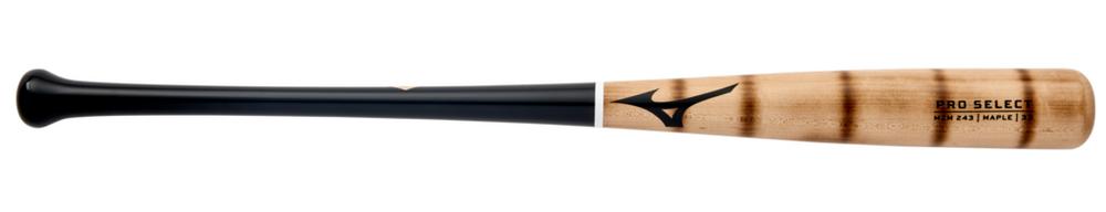 Mizuno Pro Select MZM 243 Maple Wood Baseball Bat (Natural/Black)