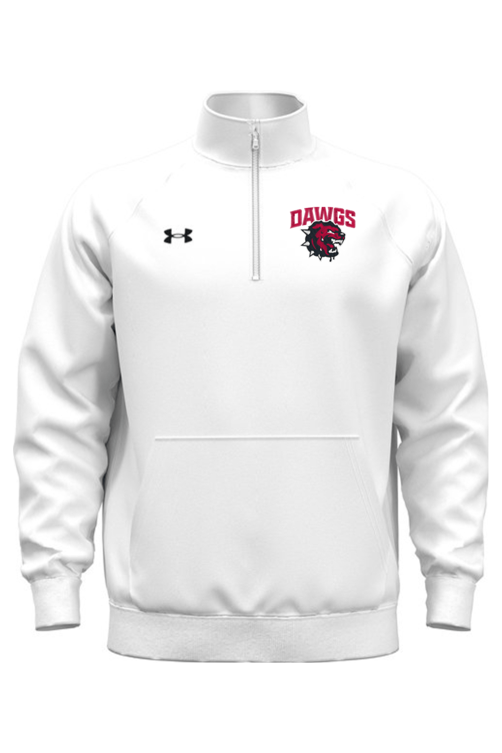 3D Mud Dawgs Box LC Under Armour Men's Rival Fleece Quarter-Zip Signature Lacrosse