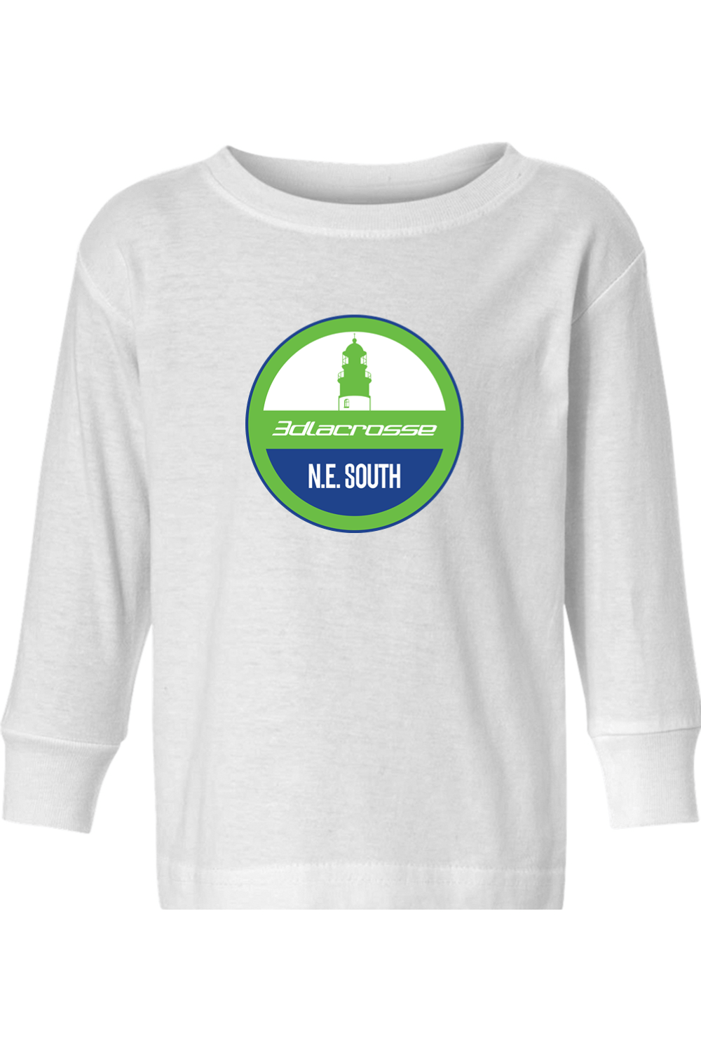 3D New England SBL Toddler Long Sleeve T-Shirt Signature Lacrosse