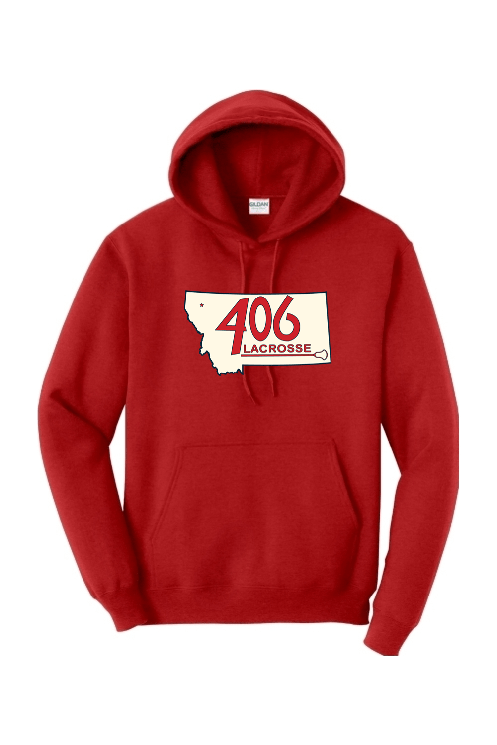 406 Lacrosse Adult Heavyweight Hoodie Signature Lacrosse