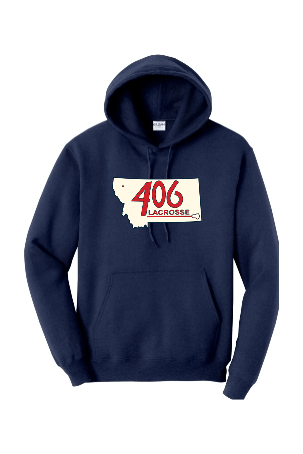 406 Lacrosse Adult Heavyweight Hoodie Signature Lacrosse
