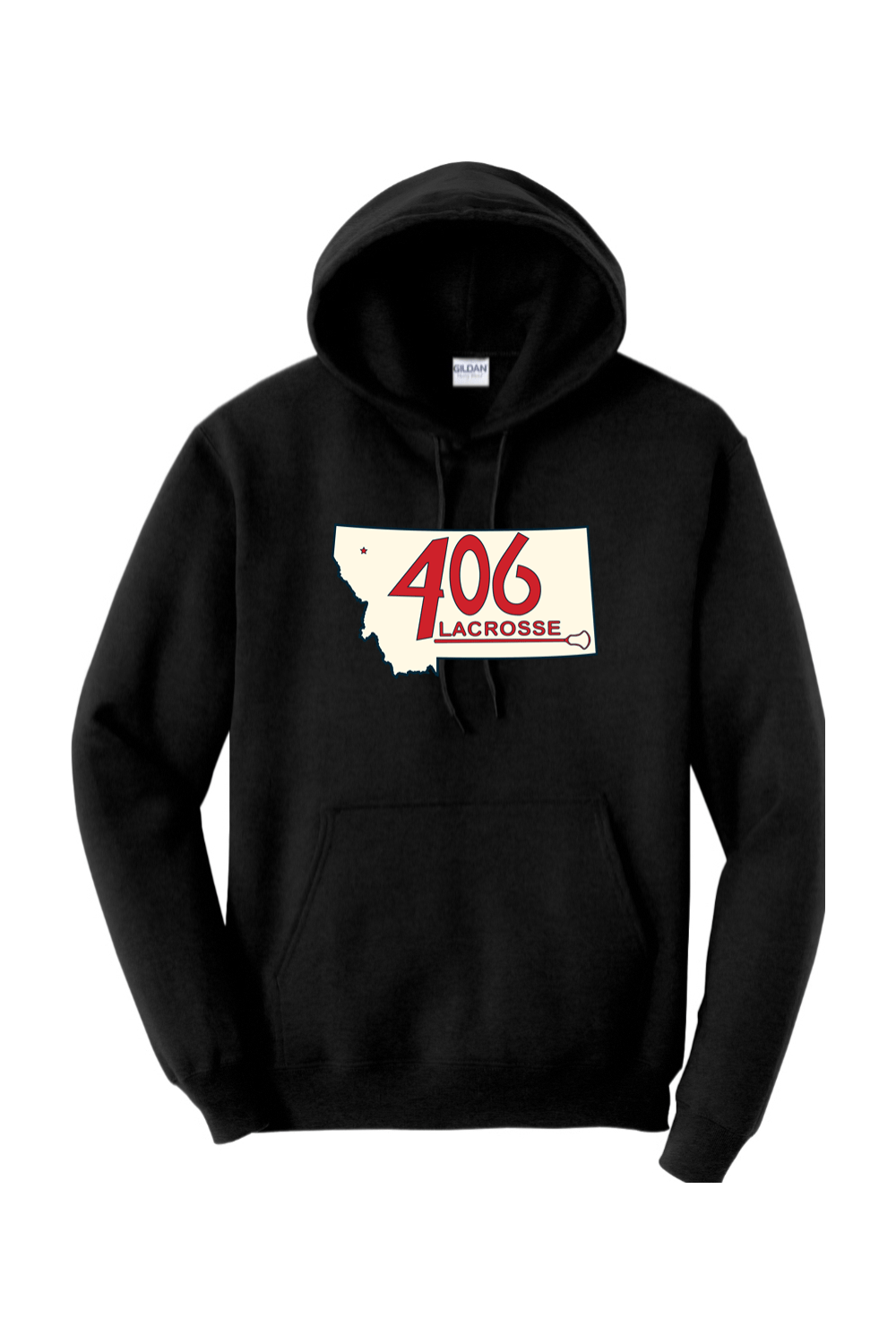 406 Lacrosse Adult Heavyweight Hoodie Signature Lacrosse