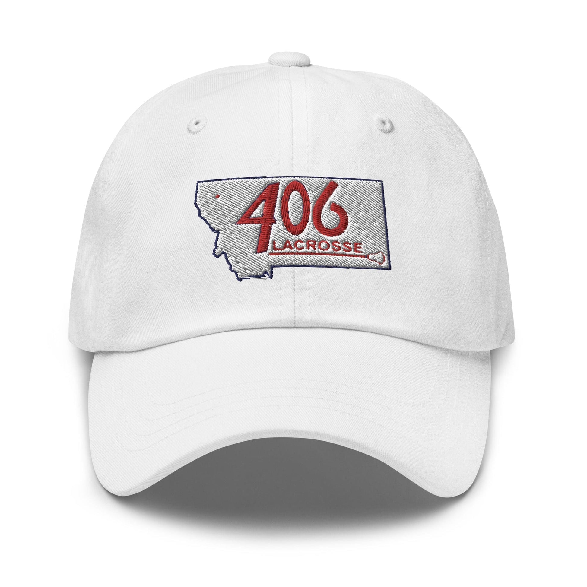 406 Lacrosse Embroidered Dad Hat Signature Lacrosse