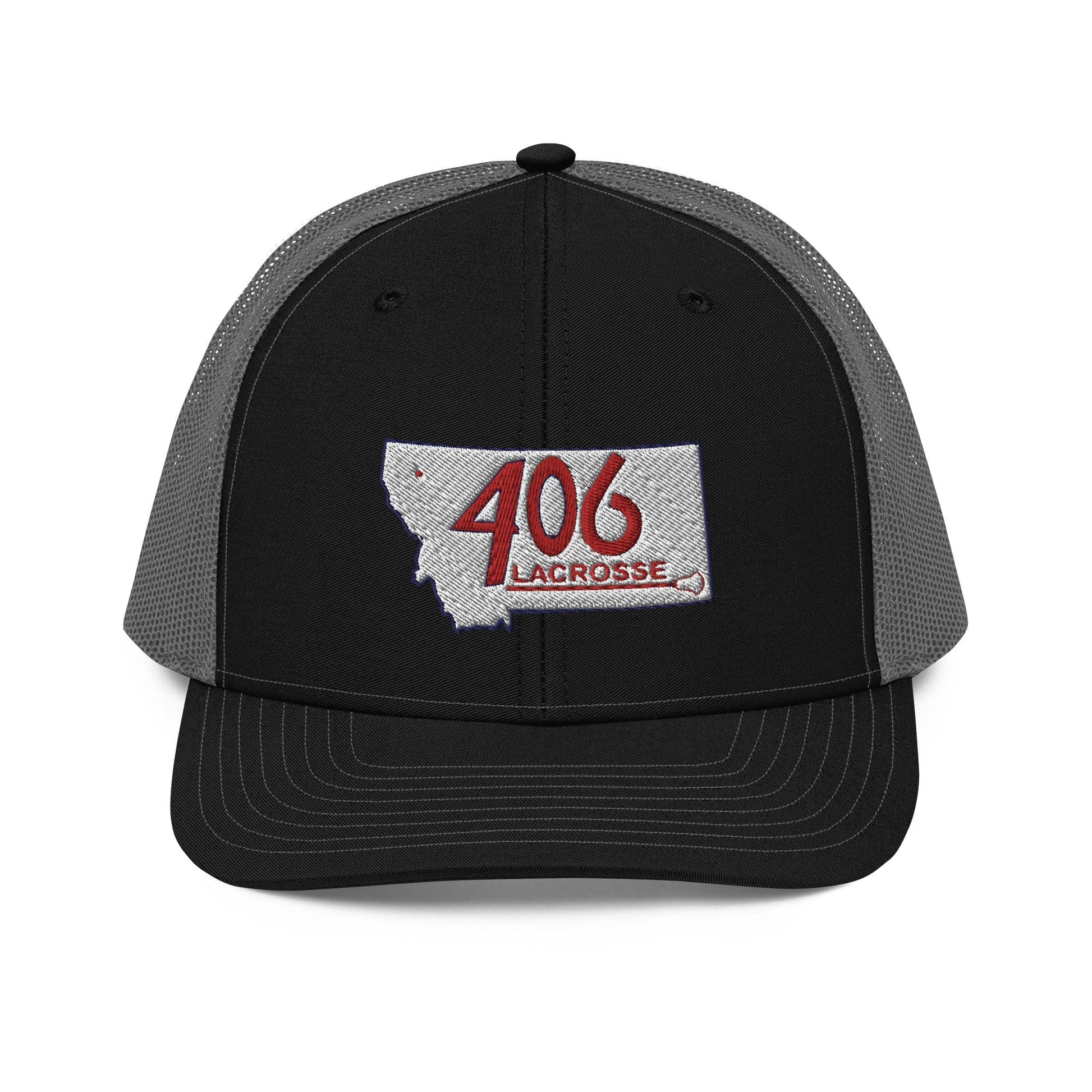 406 Lacrosse Embroidered Trucker Hat Signature Lacrosse