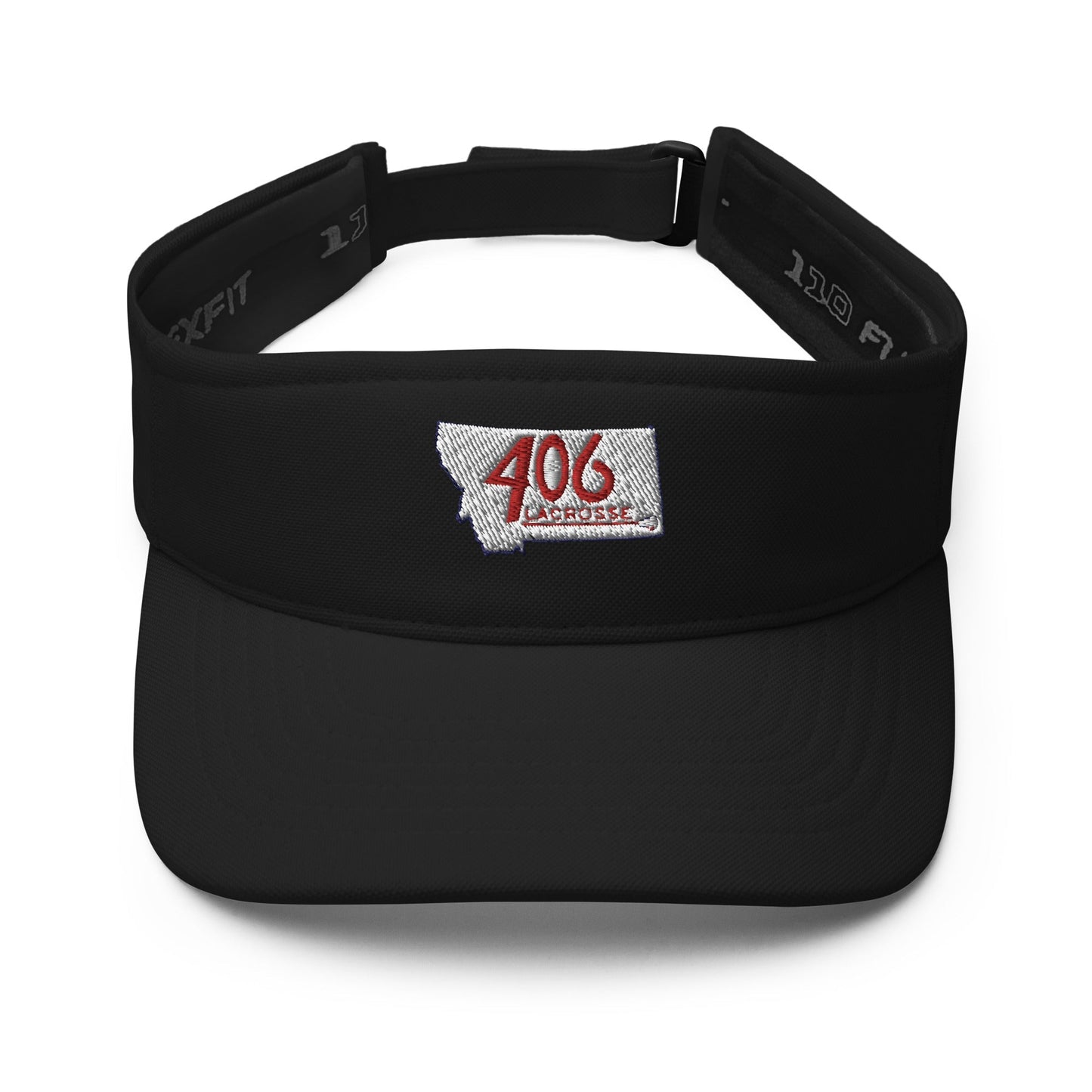 406 Lacrosse Embroidered Visor Signature Lacrosse