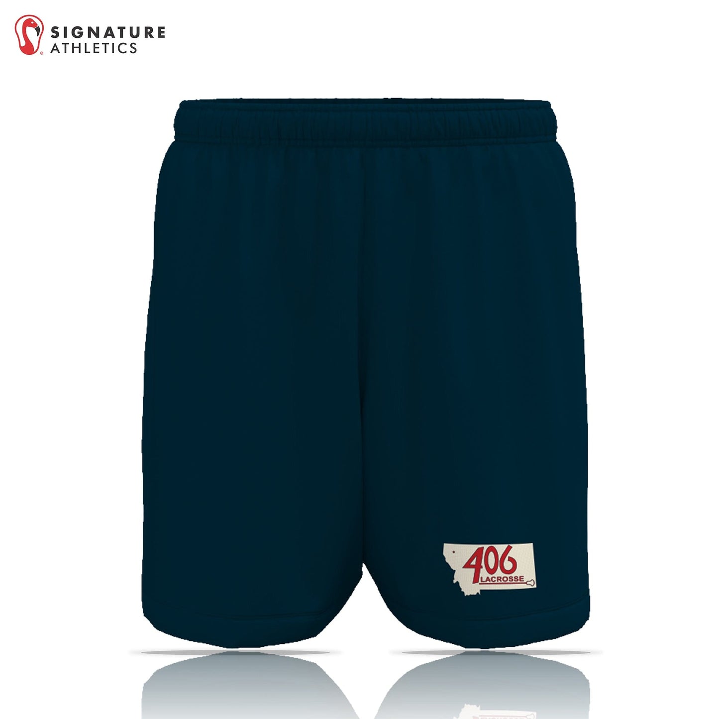 406 Lacrosse Men's Player Game Shorts Signature Lacrosse