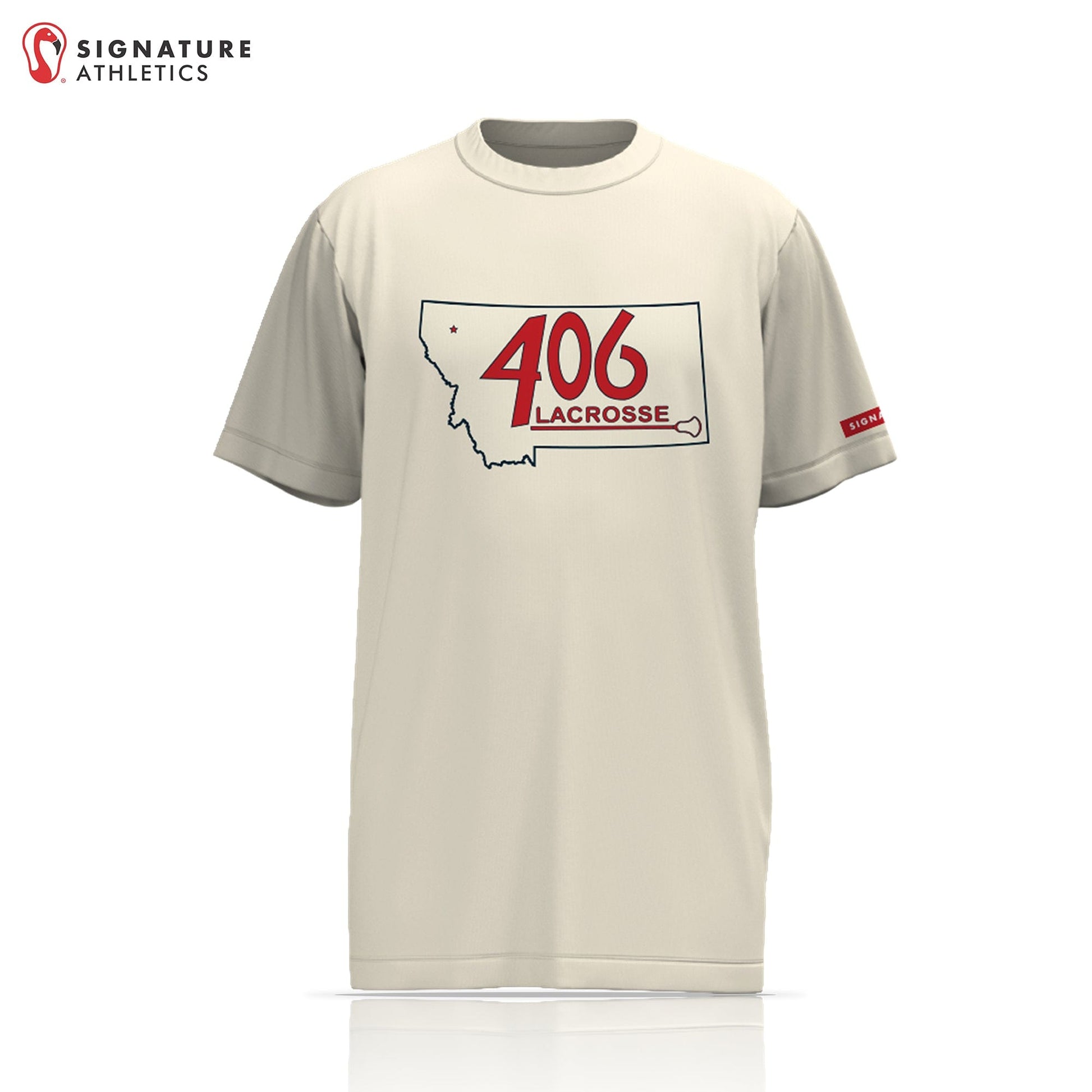 406 Lacrosse Men's Player Short Sleeve Shooting Shirt: 2025 Signature Lacrosse