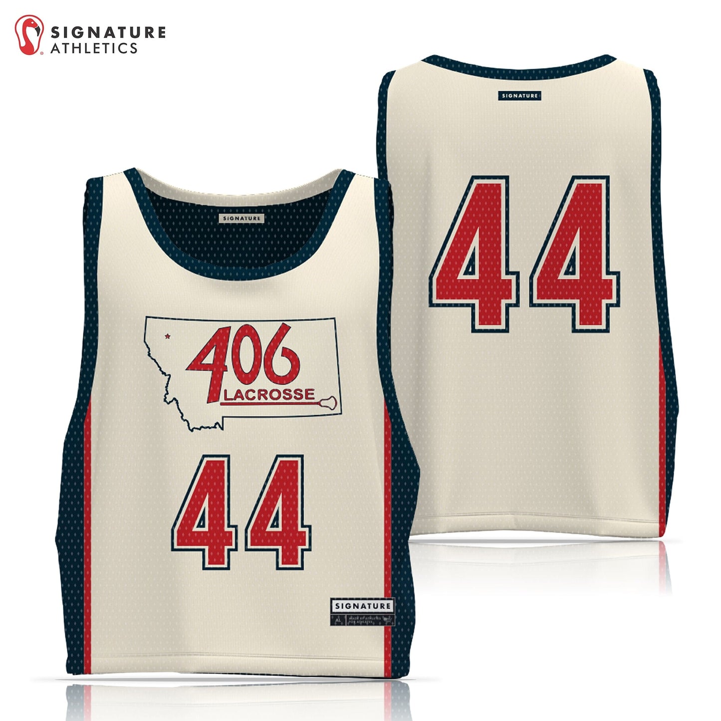 406 Lacrosse Men's Reversible Practice Pinnie Signature Lacrosse