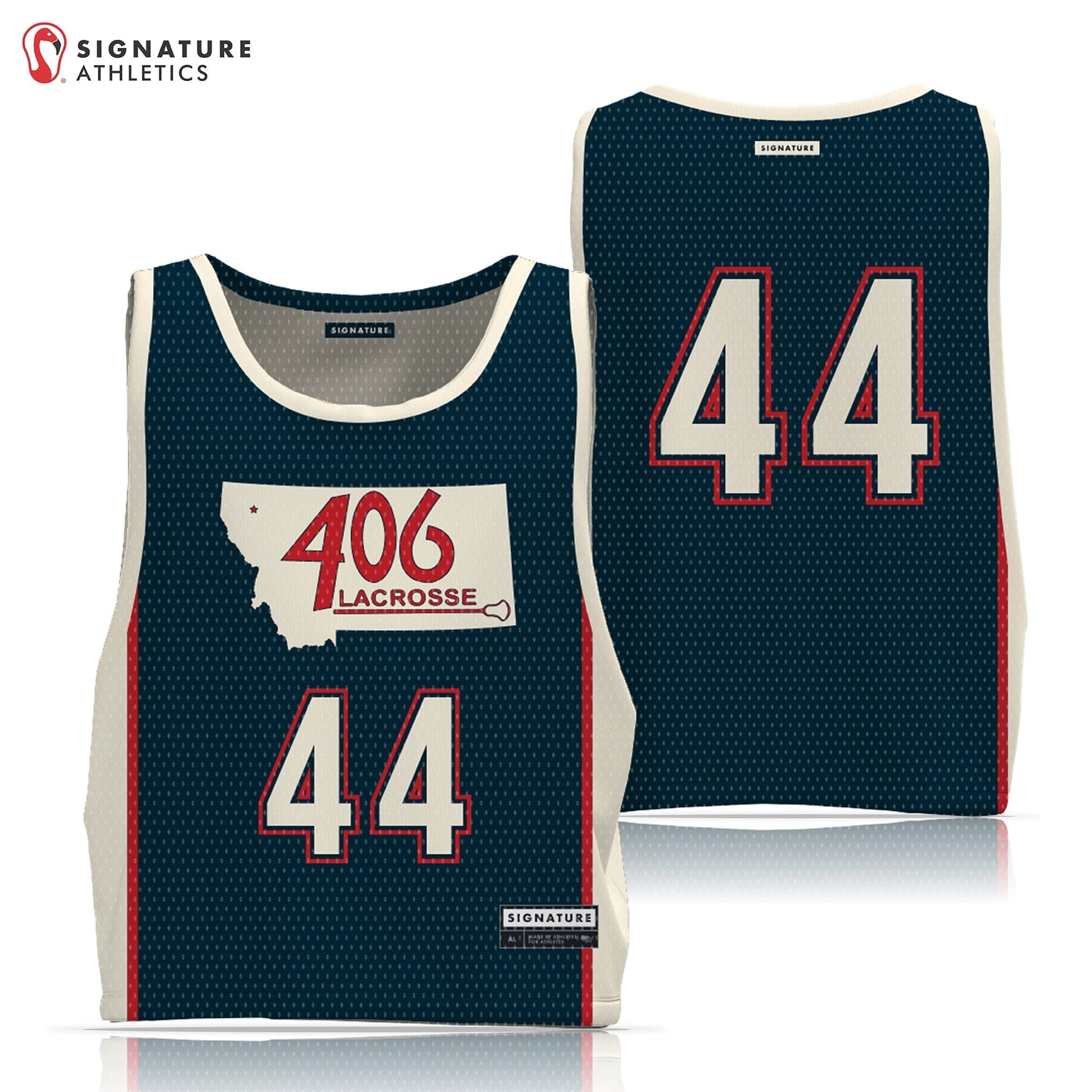 406 Lacrosse Men's Reversible Practice Pinnie Signature Lacrosse