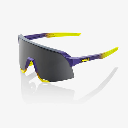 100% S3 Performance Sunglasses - Matte Metallic Digital Brights Smoke Lens