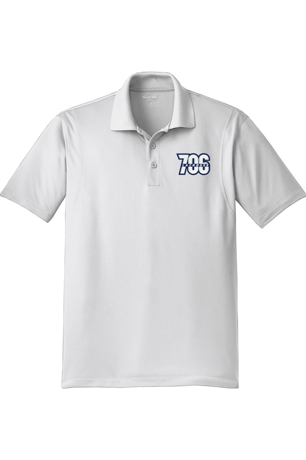 706 Lacrosse Club Adult Embroidered Athletic Polo Signature Lacrosse
