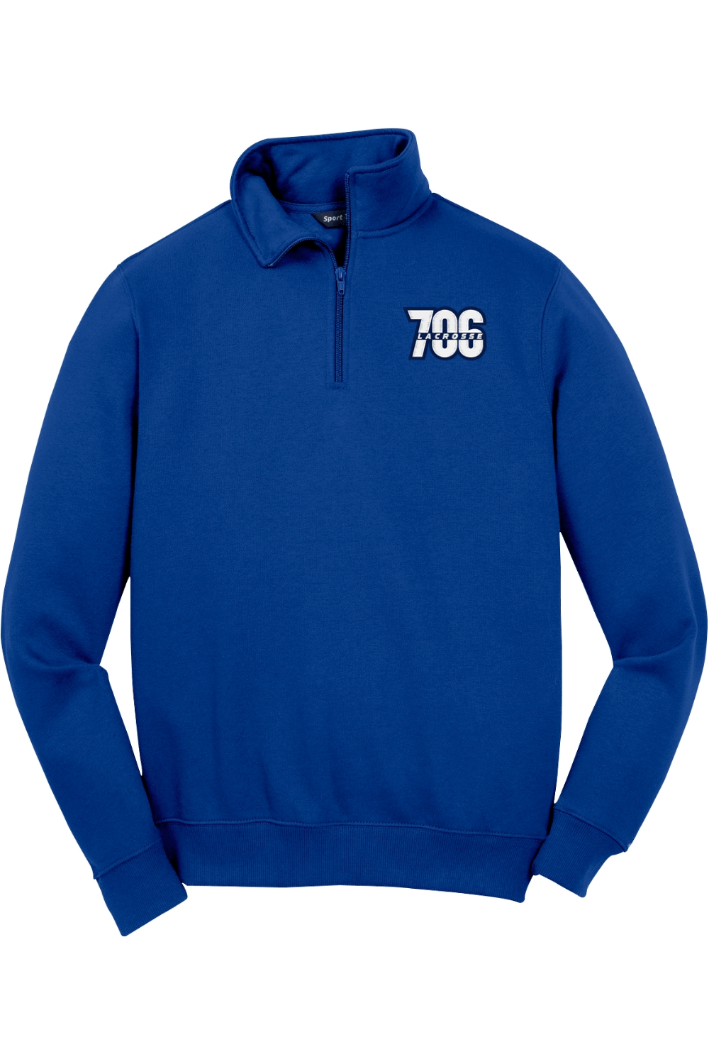 706 Lacrosse Club Adult Embroidered Quarter-Zip Pullover Signature Lacrosse