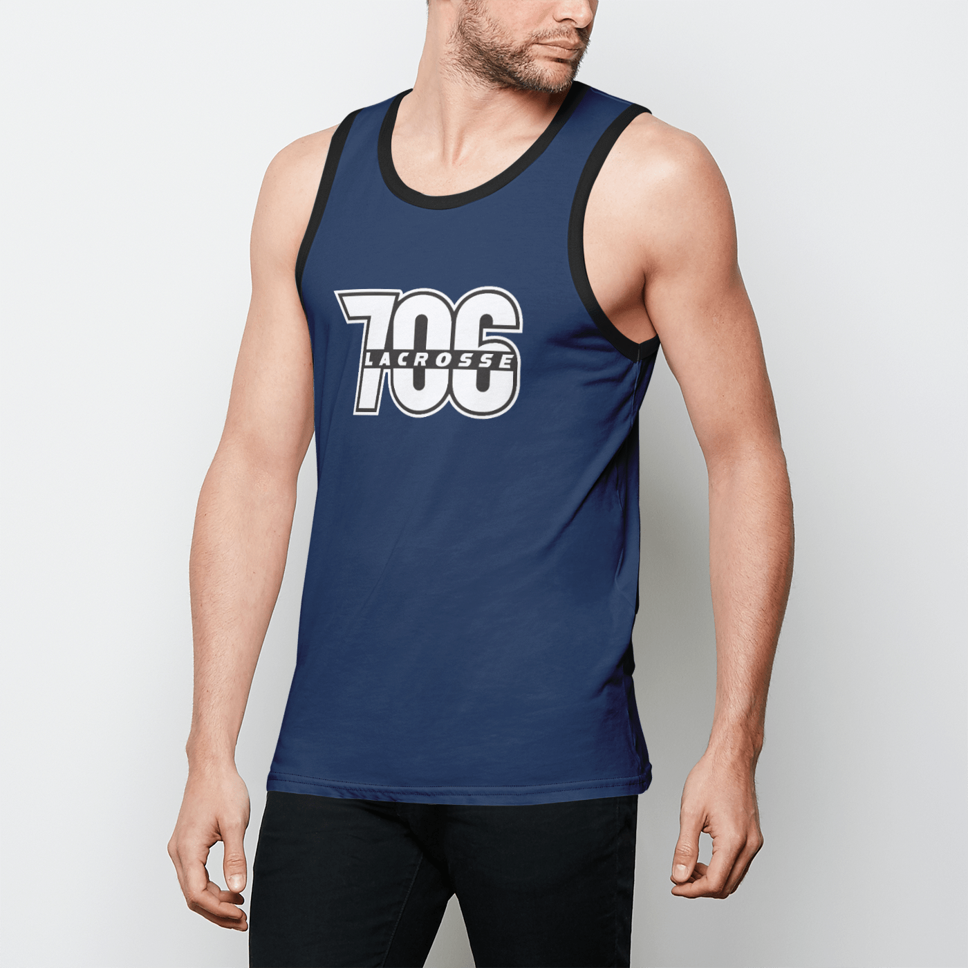 706 Lacrosse Club Adult Men's Tank Top Signature Lacrosse