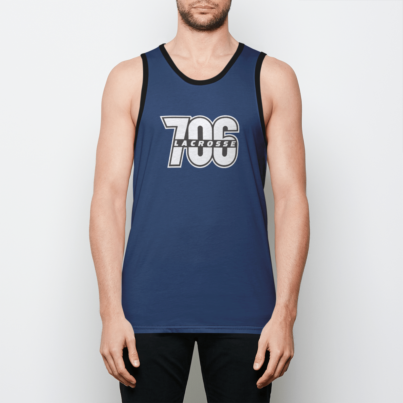 706 Lacrosse Club Adult Men's Tank Top Signature Lacrosse