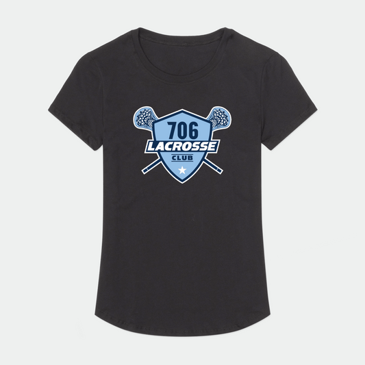 706 Lacrosse Club Adult Women's Sport T-Shirt Signature Lacrosse