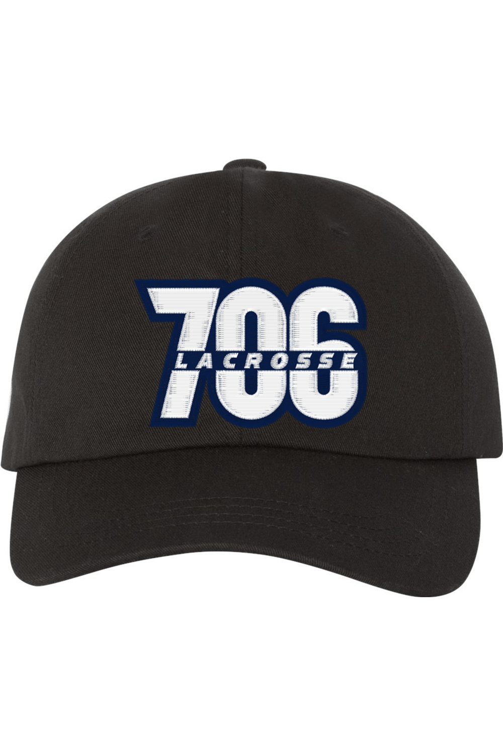 706 Lacrosse Club Embroidered Dad Hat Signature Lacrosse