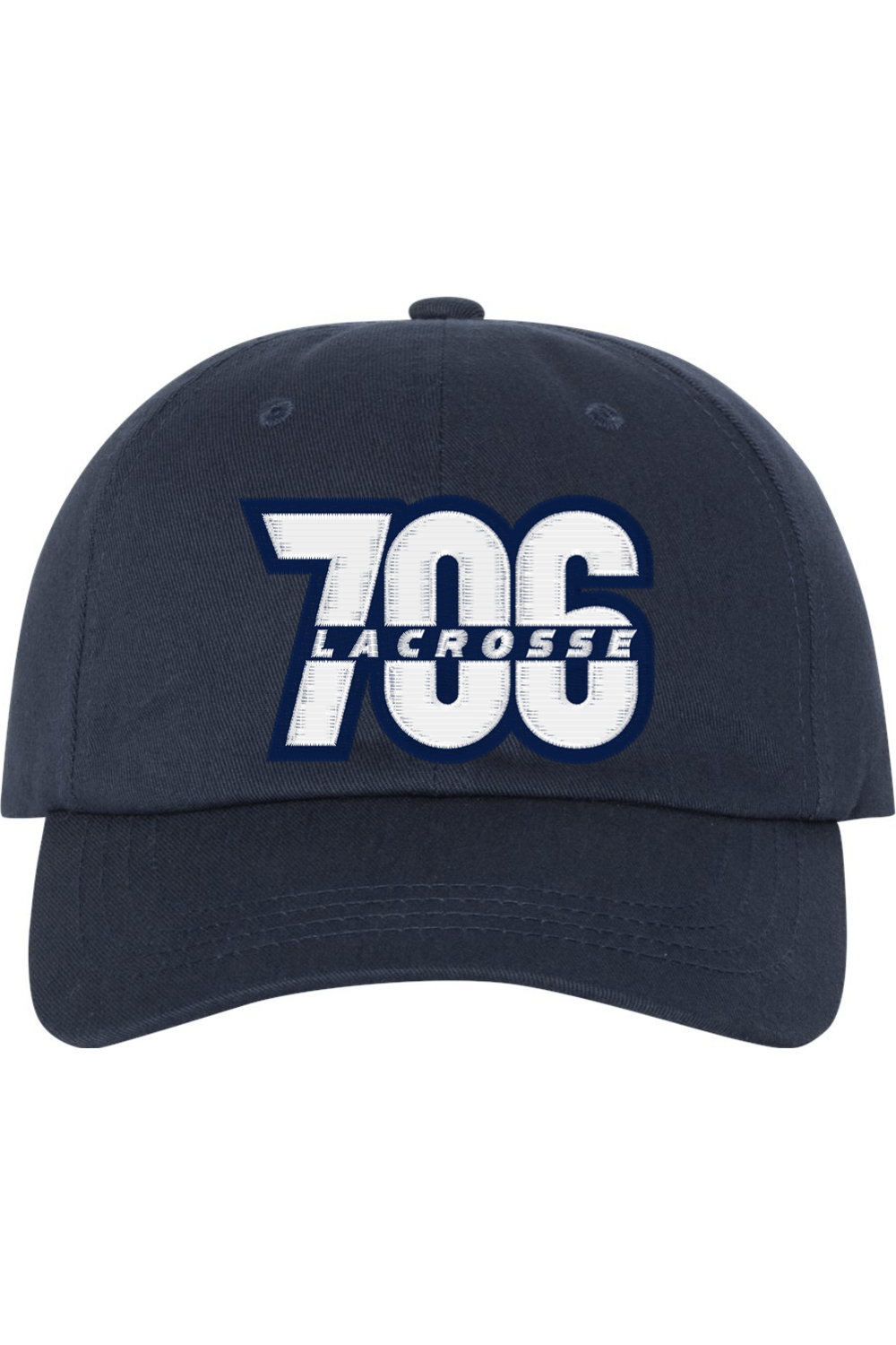 706 Lacrosse Club Embroidered Dad Hat Signature Lacrosse