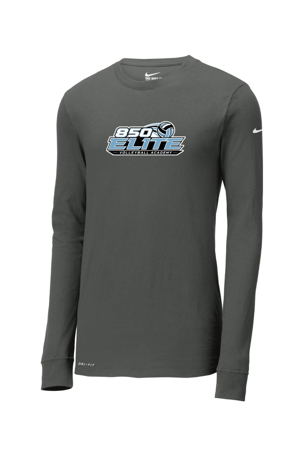 850 Elite Volleyball Nike Dri-FIT Cotton/Poly Long Sleeve Tee Signature Lacrosse
