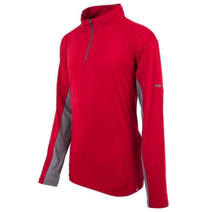 Marucci Adult Quarter-Zip Long Sleeve Performance Shirt