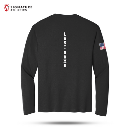 NCHS Girls Basketball Men's Black Long Sleeve PosiCharge Competitor Tee (MANDATORY)