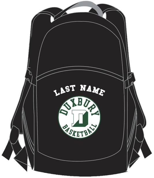Duxbury Basketball Custom Name Monster Backpack