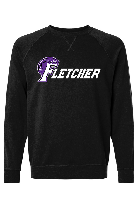 Fletcher High School Lacrosse Adult Heavyweight Raglan Long Sleeve