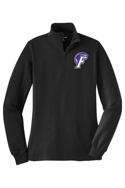 Fletcher High School Lacrosse Adult Women's Embroidered Quarter-Zip Pullover