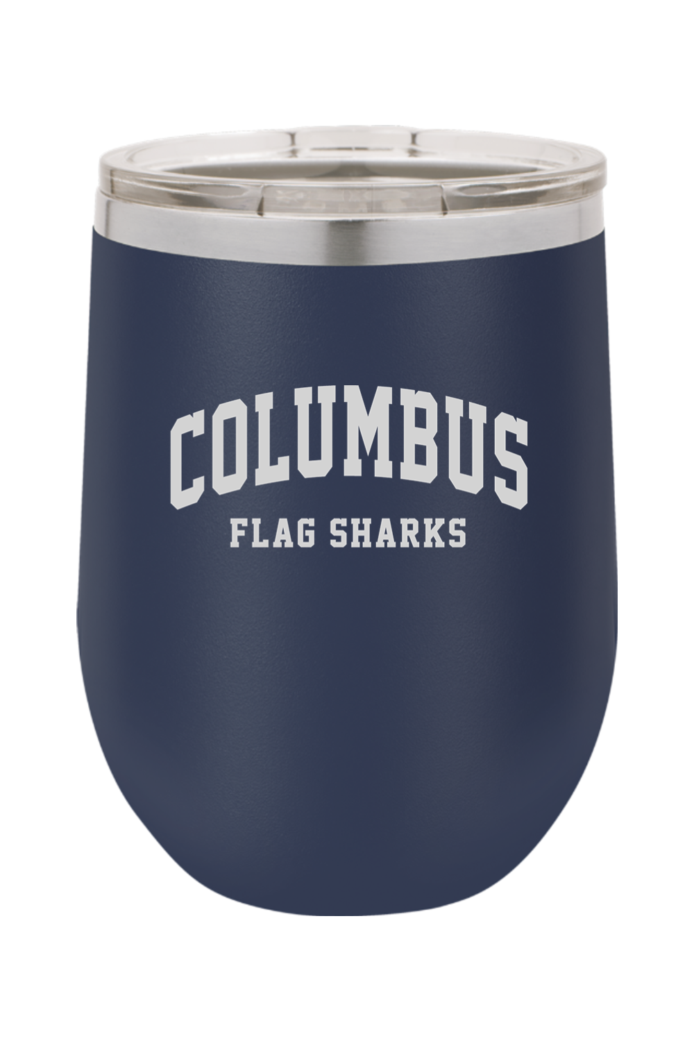 Columbus Flag Sharks Insulated Wine Tumbler