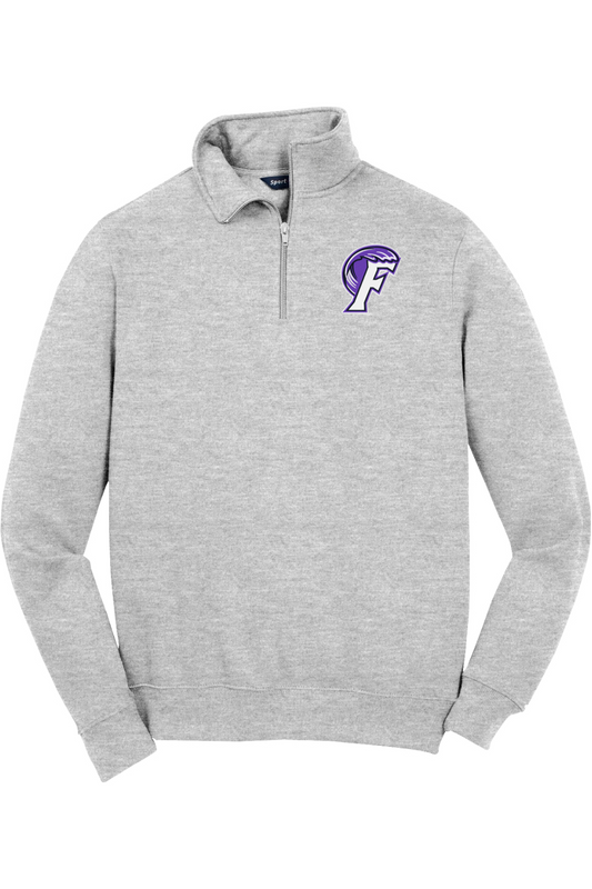 Fletcher High School Lacrosse Adult Embroidered Quarter-Zip Pullover