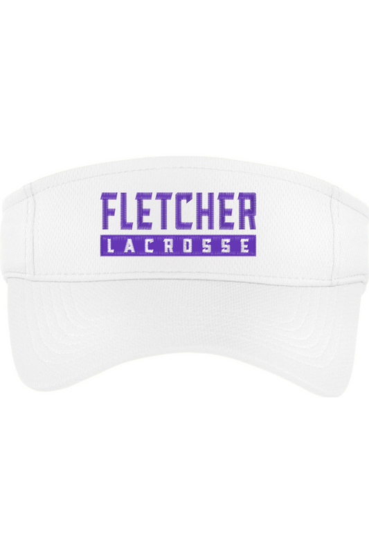 Fletcher High School Lacrosse Embroidered Visor