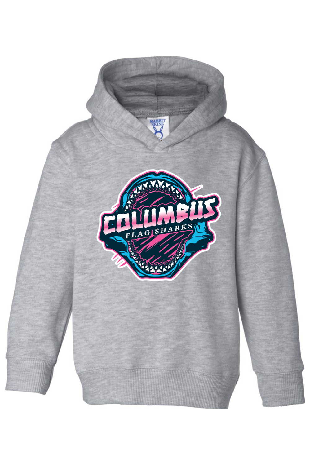 Columbus Flag Sharks Toddler Fleece Hoodie