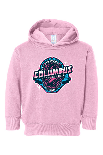 Columbus Flag Sharks Toddler Fleece Hoodie