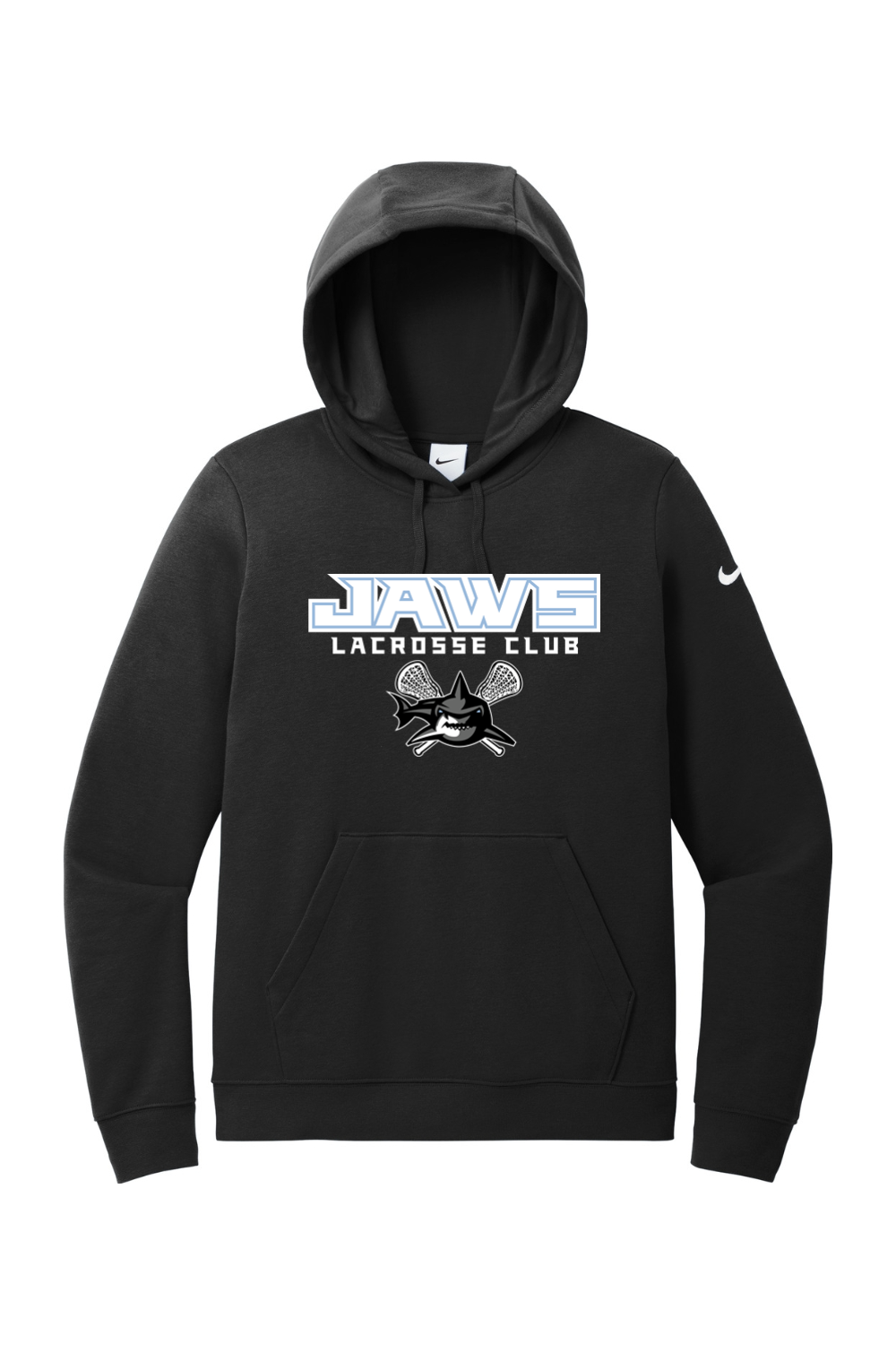 Jaws Lacrosse Club Nike Women's Club Fleece Sleeve Swoosh Pullover Hoodie