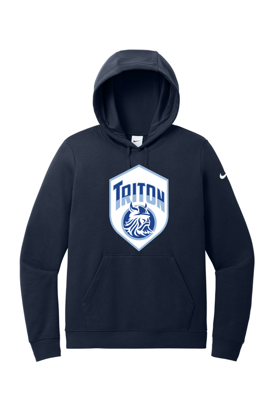 Triton Youth Basketball Nike Ladies Club Fleece Sleeve Swoosh Pullover Hoodie