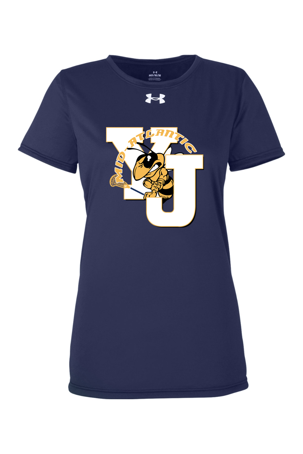Yellow Jackets Mid-Atlantic Under Armour Ladies' Team Tech T-Shirt Signature Lacrosse