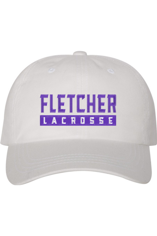 Fletcher High School Lacrosse Embroidered Dad Hat