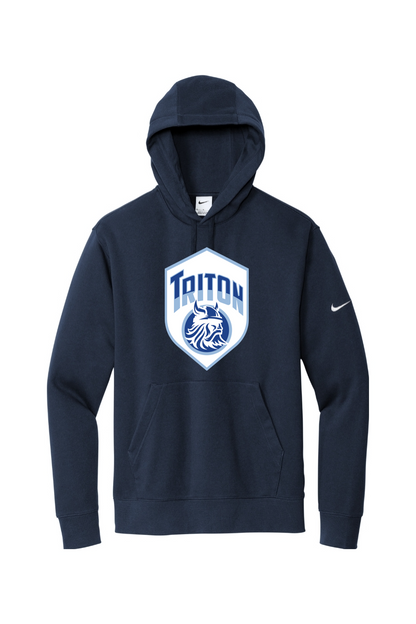 Triton Youth Basketball Nike Club Fleece Sleeve Swoosh Pullover Hoodie