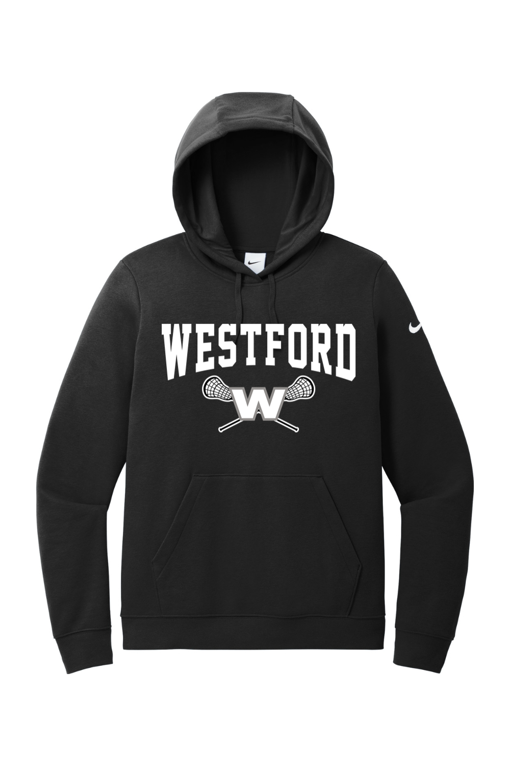 Westford Youth Lacrosse Nike Women's Club Fleece Sleeve Swoosh Pullover Hoodie