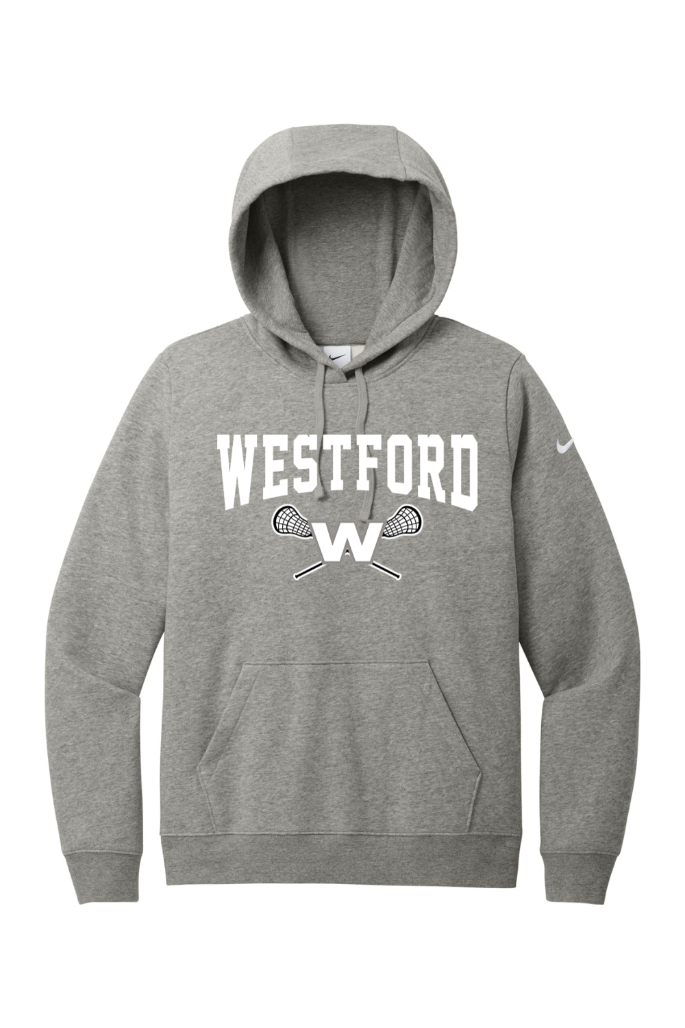 Westford Youth Lacrosse Nike Women's Club Fleece Sleeve Swoosh Pullover Hoodie