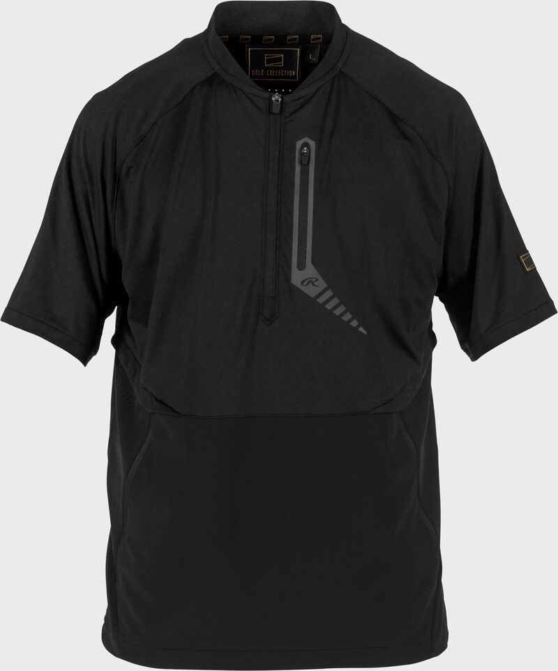 Rawlings Gold Collection Quarter Zip Short Sleeve Jacket