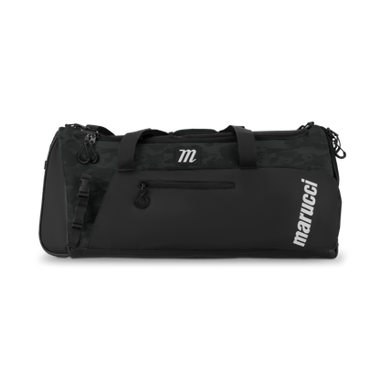 Marucci Pro Utility Duffel Bag V3 Black/Black Duck Camo: MB3PUDB-BK/BKDUCAM