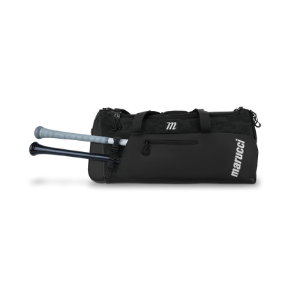 Marucci Pro Utility Duffel Bag V3 Black/Black Duck Camo: MB3PUDB-BK/BKDUCAM