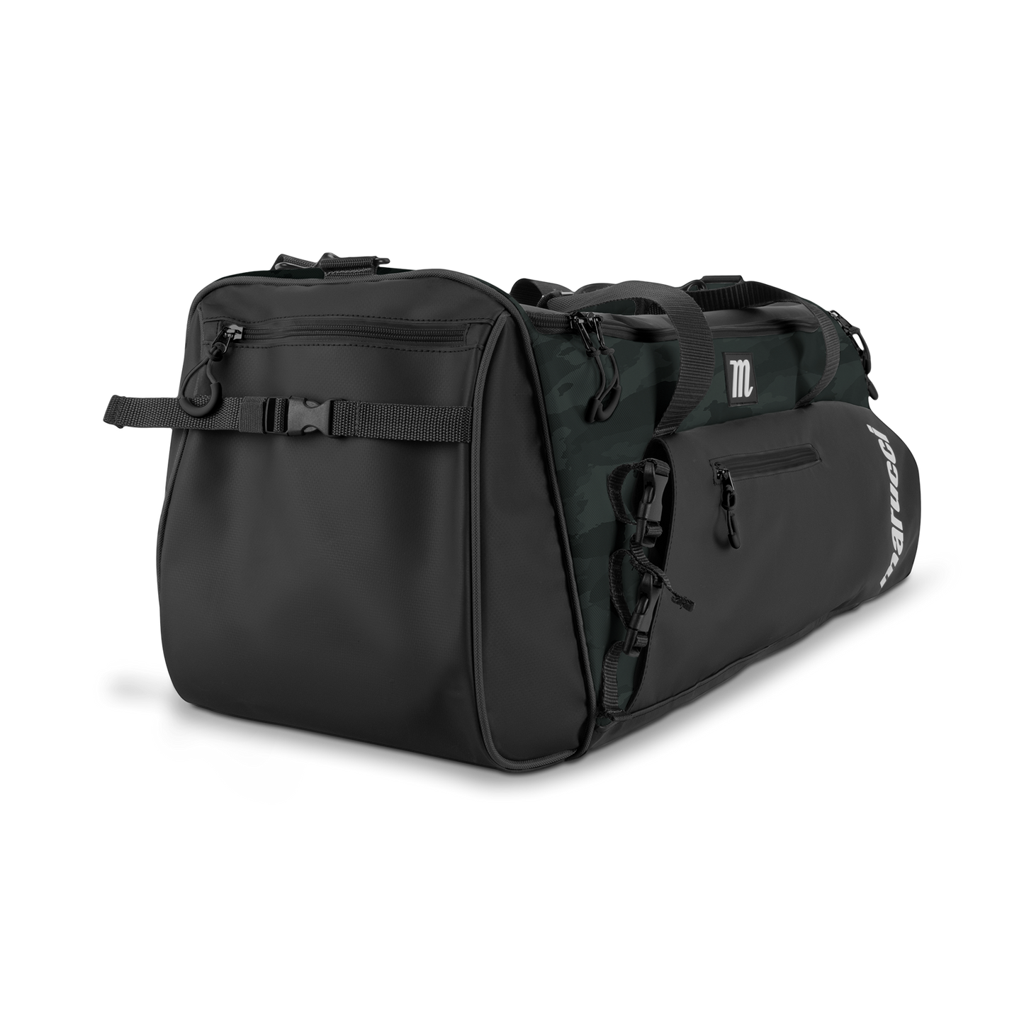 Marucci Pro Utility Duffel Bag V3 Black/Black Duck Camo: MB3PUDB-BK/BKDUCAM