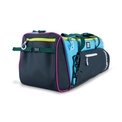 Marucci Pro Utility Duffel Bag V3 Black/Teal/Yellow: MB3PUDB-BK/TL/Y