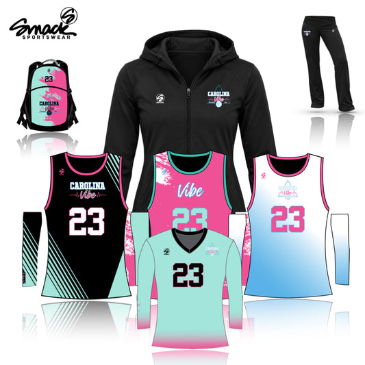 Carolina Vibe National Women's 10 Piece Pro Package: 14 National