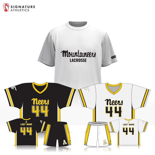 App State Lacrosse Men's 5 Piece Player Package: App State Lacrosse