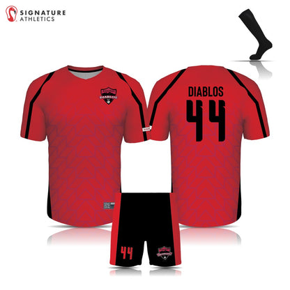 East Bay Diablos FC Red 3 Piece Player Package