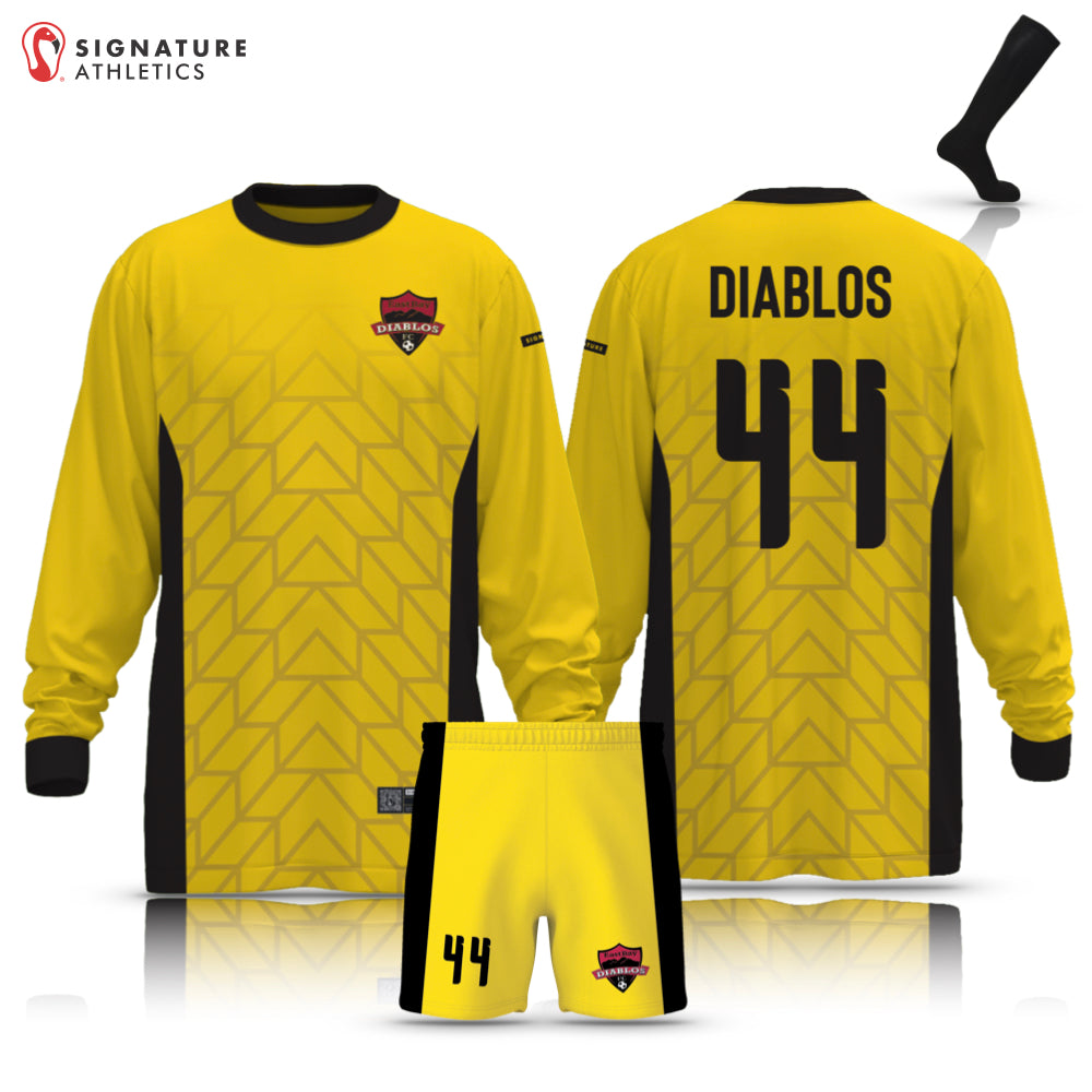 East Bay Diablos FC Yellow V5 Men's 3 Piece Yellow Long-Sleeve Goalie Package