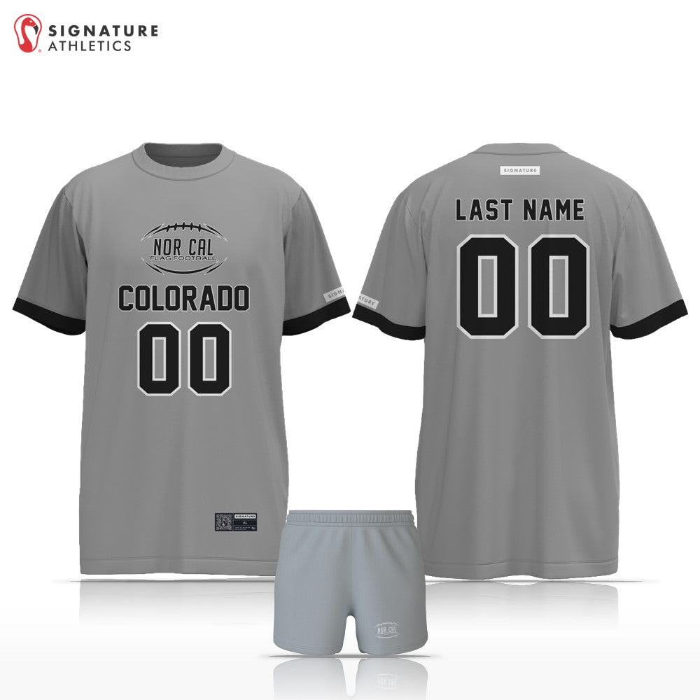 NorCal Flag Football Gray Colorado Women's 2 Piece Player Package